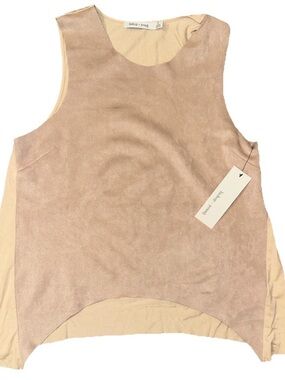 bishop + young Blush Suede-Look Sleeveless Tank